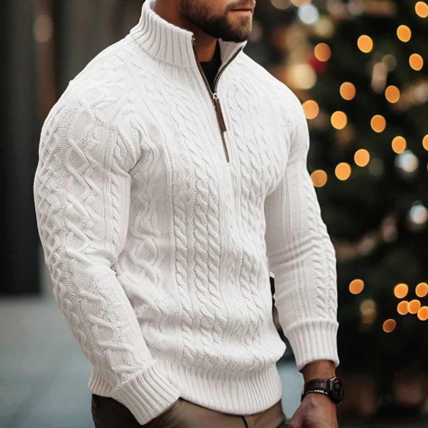 ATLAS - Maglione a treccia